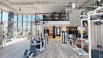 24-Hour two-story fitness center